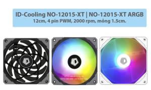 Quạt ID-Cooling NO-12015-XT | NO-12015-XT ARGB, 12cm, 4 pin PWM, 2000 rpm, mỏng 1.5cm.