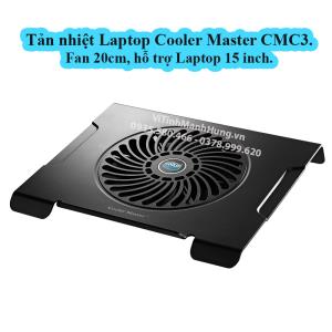 Tản nhiệt Laptop Cooler Master CMC3, hàng chính hãng.