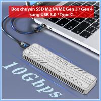 Box chuyển SSD M2 NVME Gen 3 / Gen 4 sang USB 3.0 / Type C.