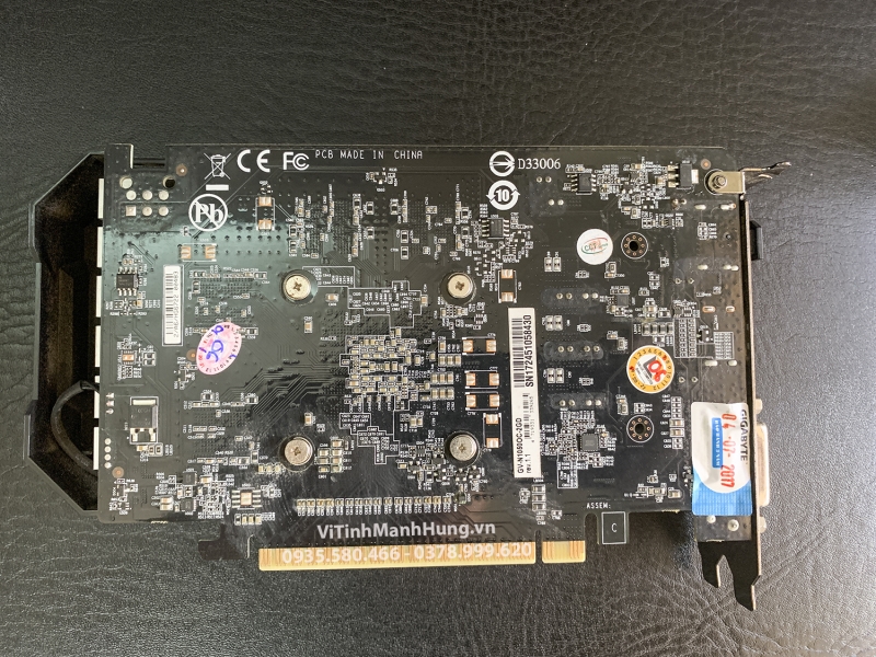 Giabyte GTX1050 OC, 2G-128bit-DDR5 ( USED )