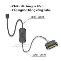 Bộ Hub Led 5V ARGB Mini, điều chỉnh bằng nút bấm.